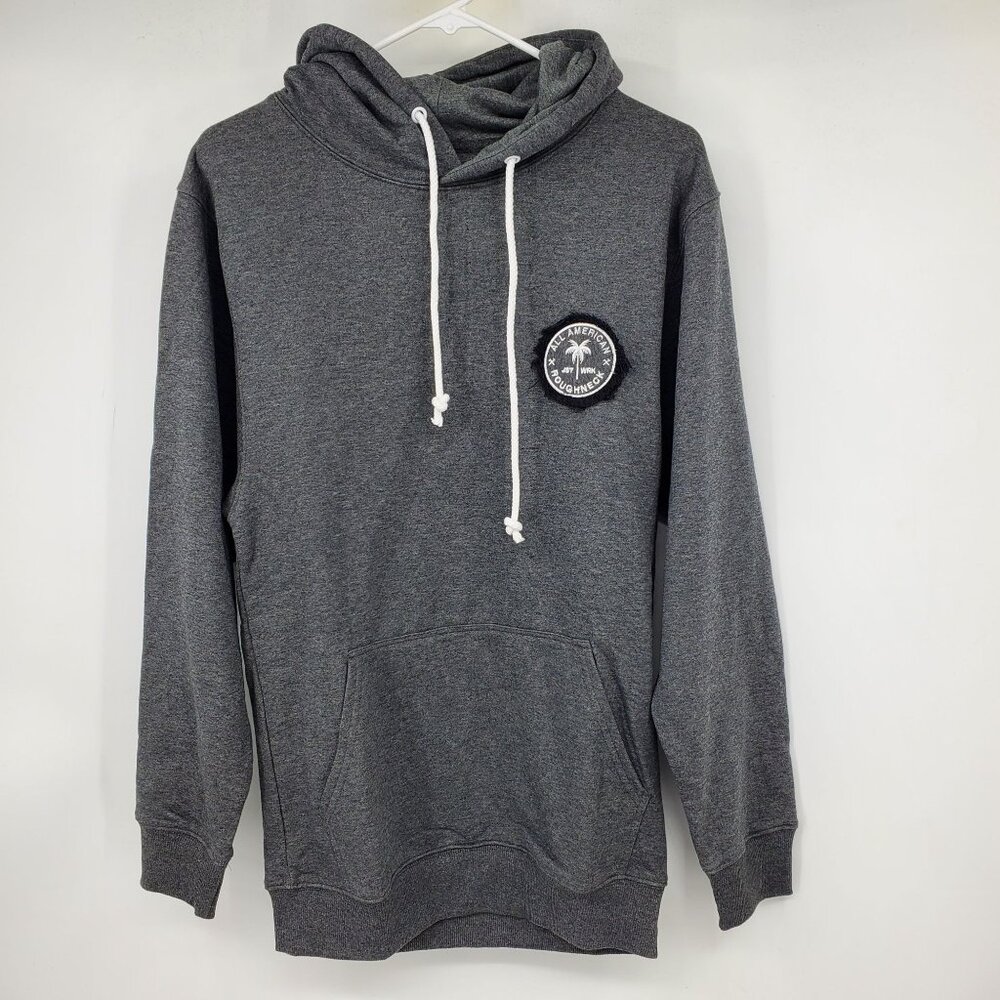NWT All‎ American Roughneck Here To Work Easy Living French Terry Hoodie XS